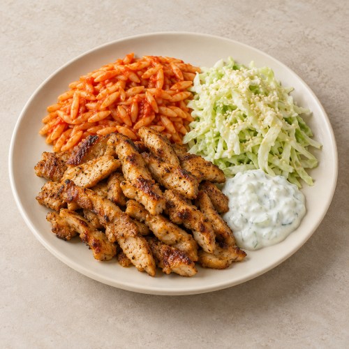 Hähnchen-Gyros – KI-generiertes Symbolbild
