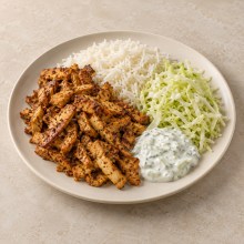 Veganes Gyros vom Tofu – KI-generiertes Symbolbild